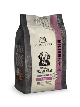 Monopets Fresh Meat puppy medium lamb 12kg