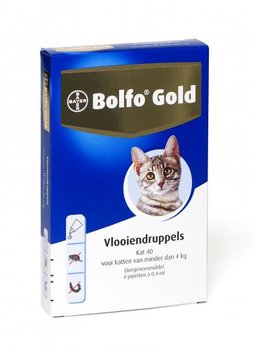 Bolfo Gold kat 40 4 pipetten