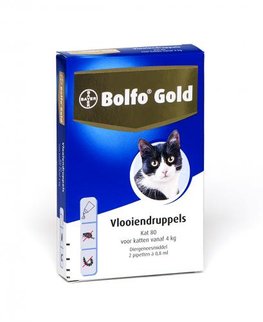 Bolfo Gold kat 80 2 pipetten