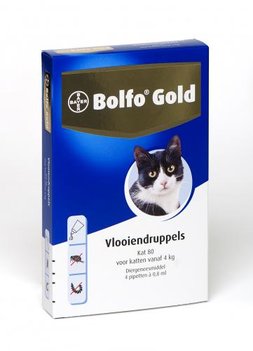 Bolfo Gold kat 80 4 pipetten