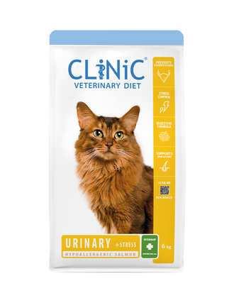 CLiNiC Urinary + Stress zalm 6 kg (blaasgruis)