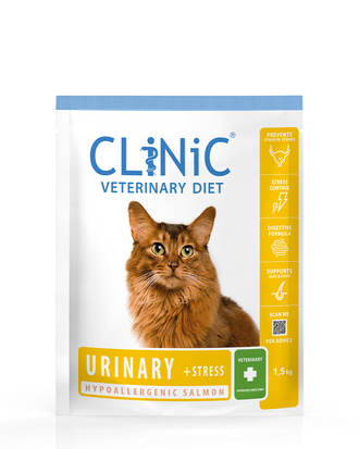 CLiNiC Urinary + Stress zalm 1.5 kg (blaasgruis)
