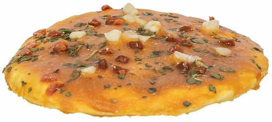 Pizza met kippenborst 8 cm