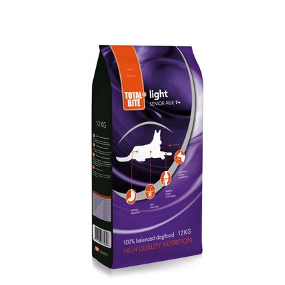 Total Bite Dog Light Senior 12 kg