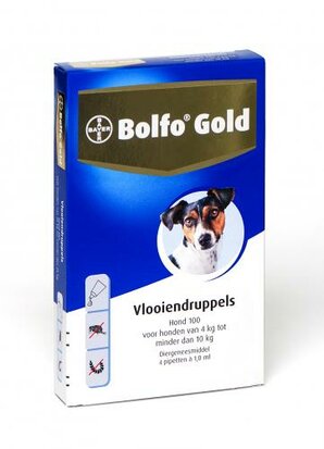 Bolfo Gold hond 100 4 pipetten
