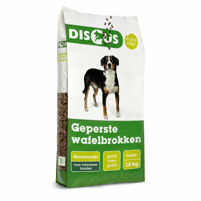 DISCUS GEPERSTE WAFEL BROKKEN 18KG