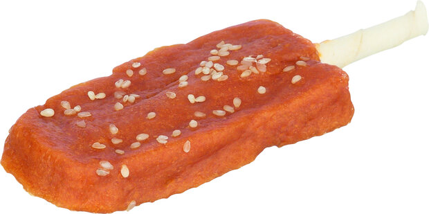  Ice Pop met kip met sesam 12 cm