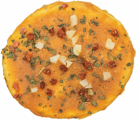 Pizza met kippenborst 8 cm