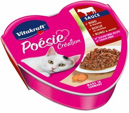 Vitakraft Poésie rund+wortel sauce 85 gr