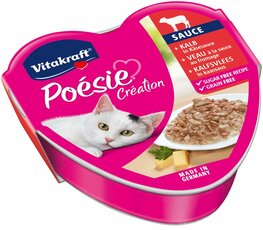 Vitakraft Poésie kalfsvlees in kaas sauce Vitakraft Poésie kalfsvlees in kaas sauce