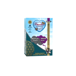 Renske Vers Vlees Maaltijd hond eend met konijn